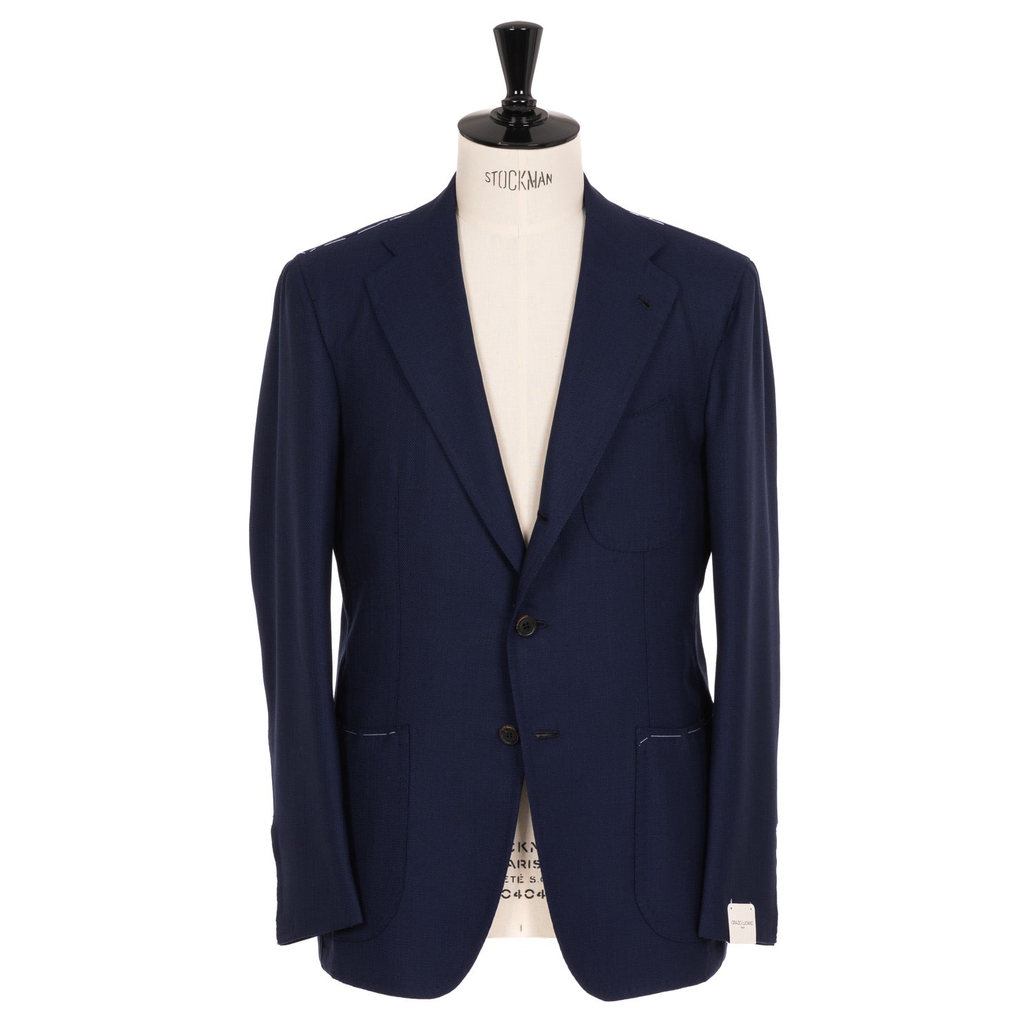 Ink blue Jacket "The Urban Gent" made of Light Wool - purely handmade